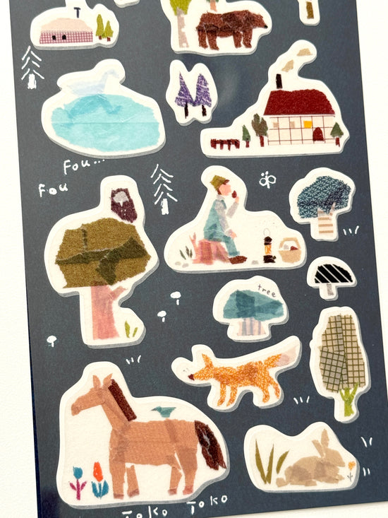 [Miki Tamura] SAIEN x Forest sticker sheet