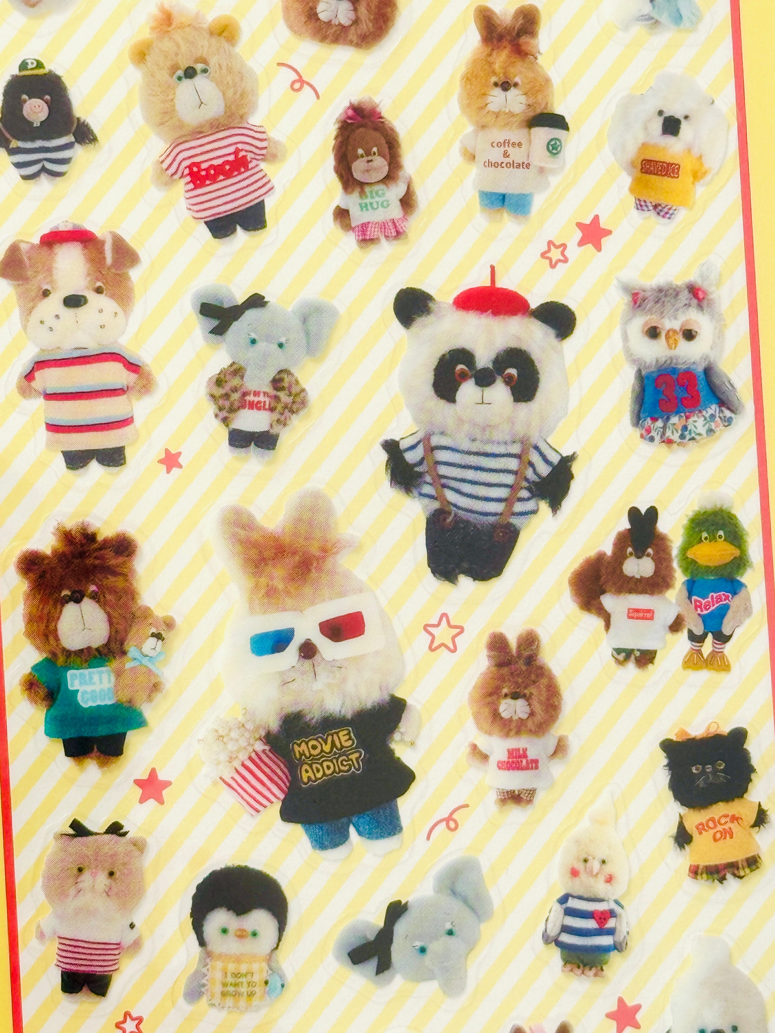 [Akane Ishiga] Creators Circus collab x Stuffed Animal Friends sticker sheet