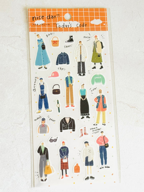 [Tomatomayu] nice day!! Outfits of the Week sticker sheet x SAIEN