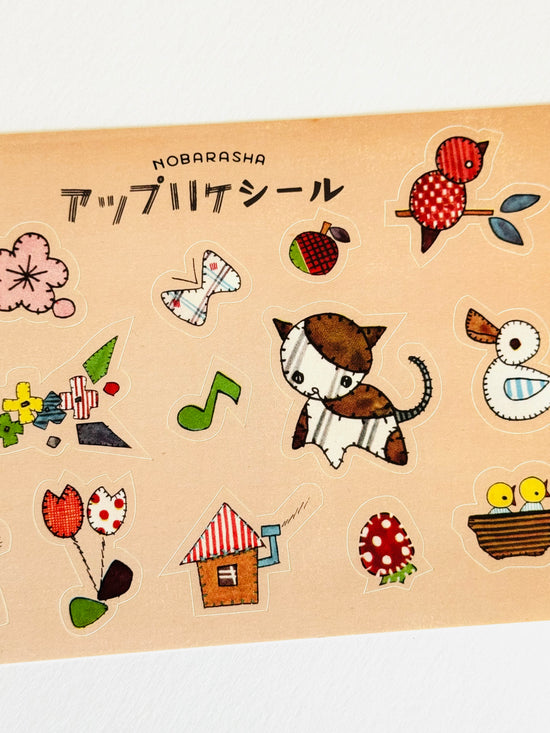 [Nobarasha] Applique sticker sheet
