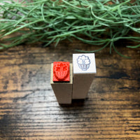[RiraRira Hanko] Bowl of Rice mini rubber stamp