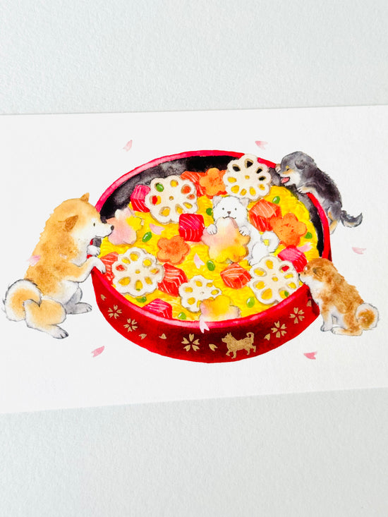 [Natsuka Murata] Shiba Spring Oyatsu series: Chirashi postcard
