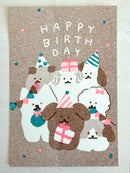 [Furukawashiko] Woof Woof Birthday postcard