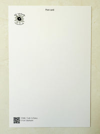 [Yuh Takahashi] A Cafe in Paris postcard