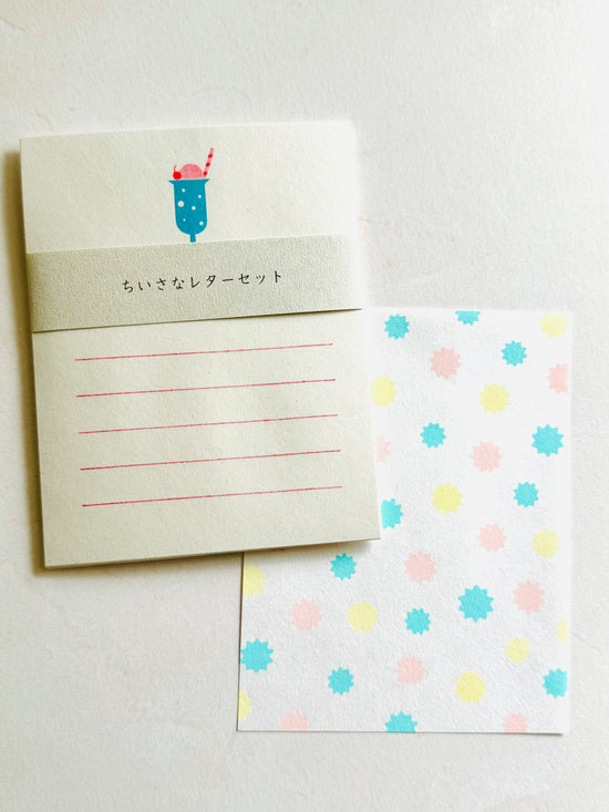 [Mizushima] Oyatsu Cream Soda small letter set