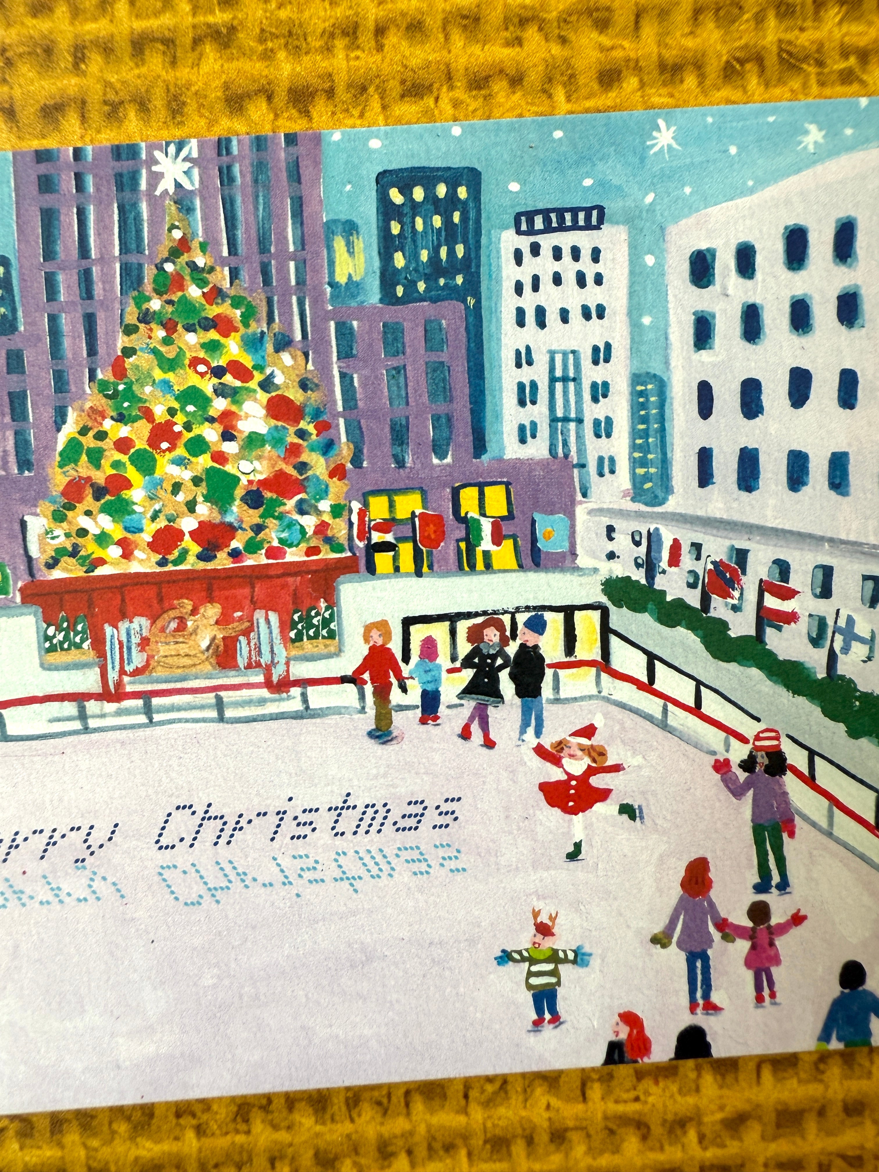 [Yuh Takahashi] Holiday Season in New York postcard