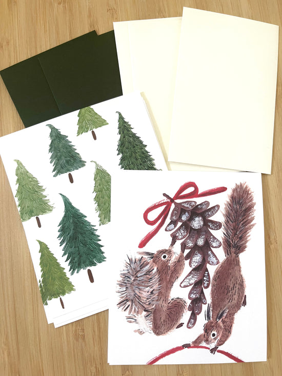 [4legs] Squirrel’s Forrest mini letter set