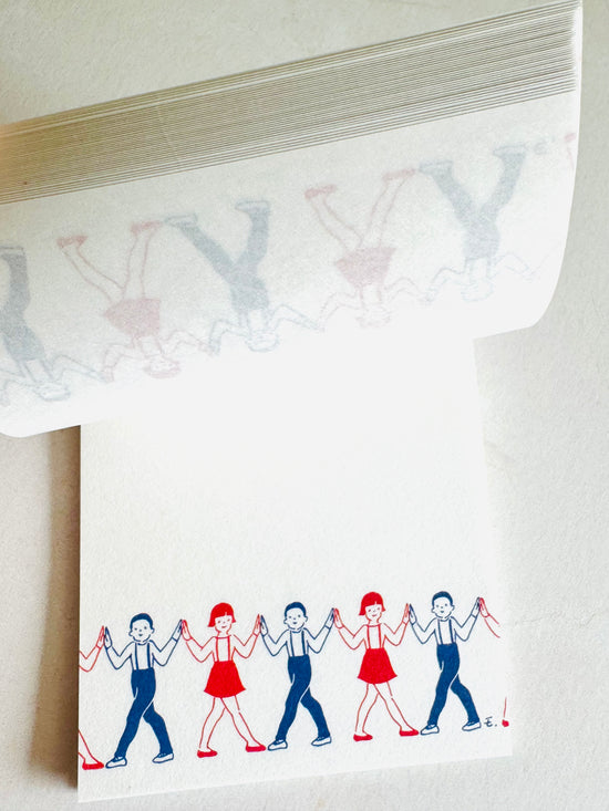 [Mizushima] Masco Eri x Children Line Dancing memo pad