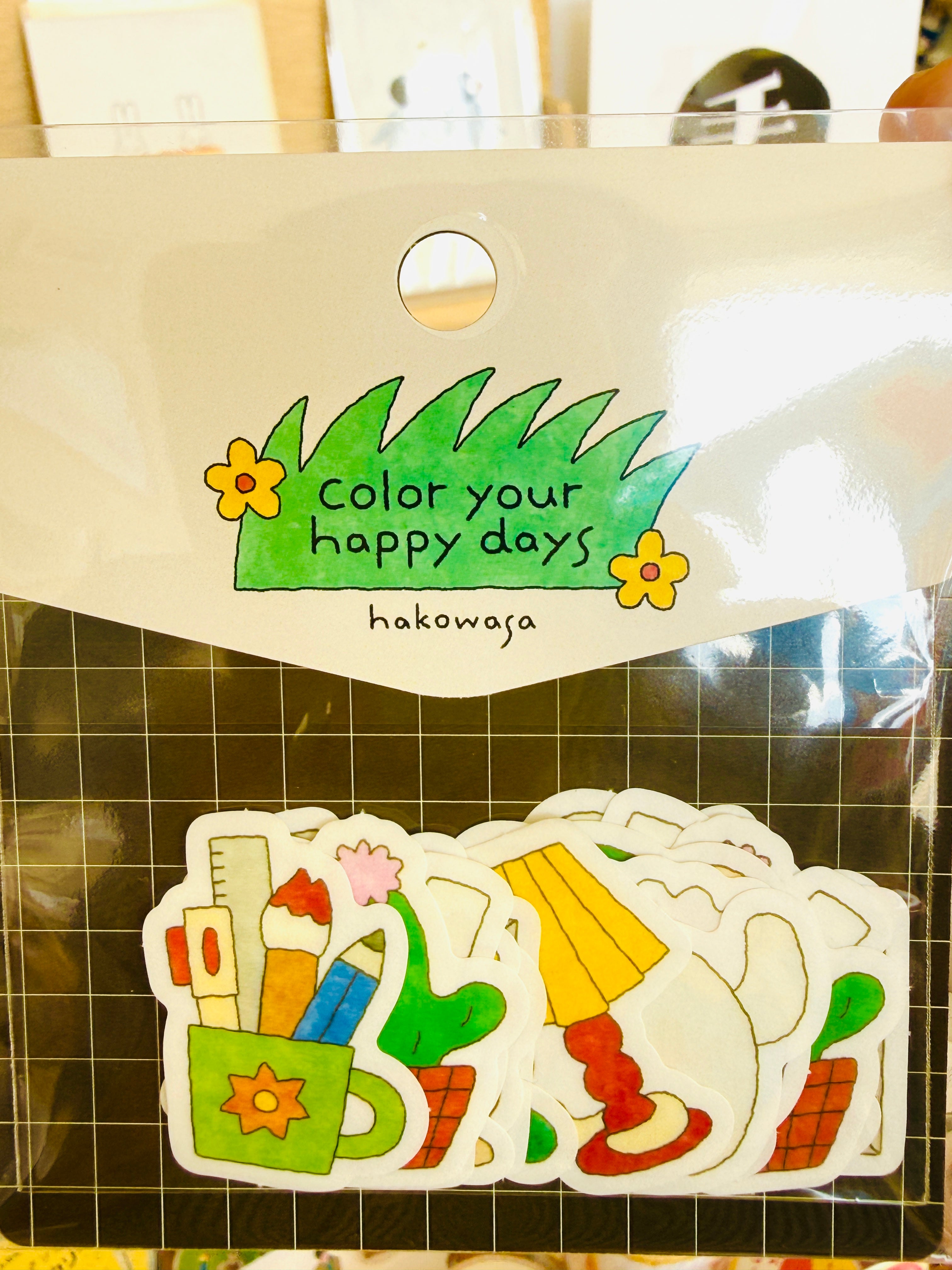 [Tegamisha] hakowasa · Color Your Happy Days Flake Stickers