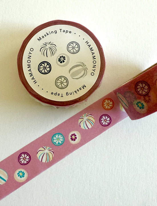 [Hamamonyo] Traditional Sugar Candy washi tape