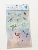 [SEAL-DO] Shinzi Katoh x Kira Kira Hologram Layer sticker sheet: Aurora Borealis Magic Hour • Migratory Birds of the World
