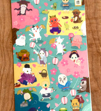 [Active] Yōkai Spirit Sakura Matsuri sticker sheet