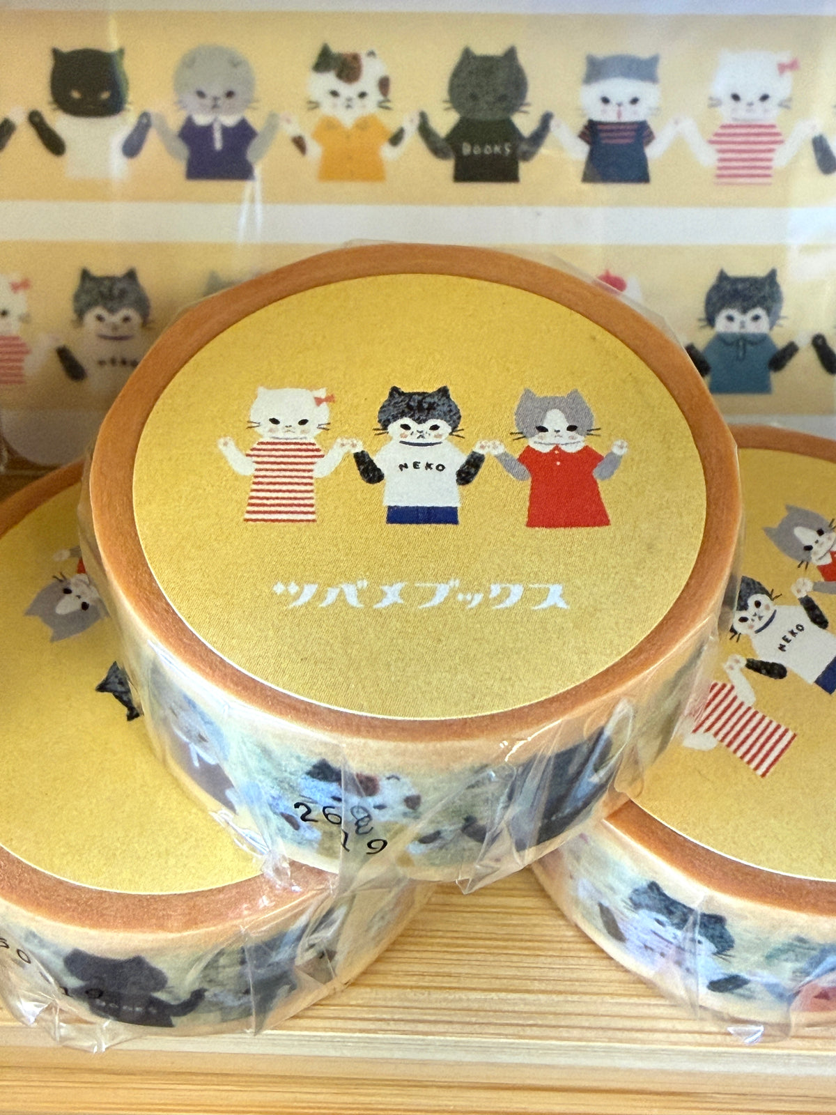 [Tsubame Books] Friendship Cats washi tape