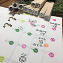 [RiraRira Hanko] Baseball mini rubber stamp