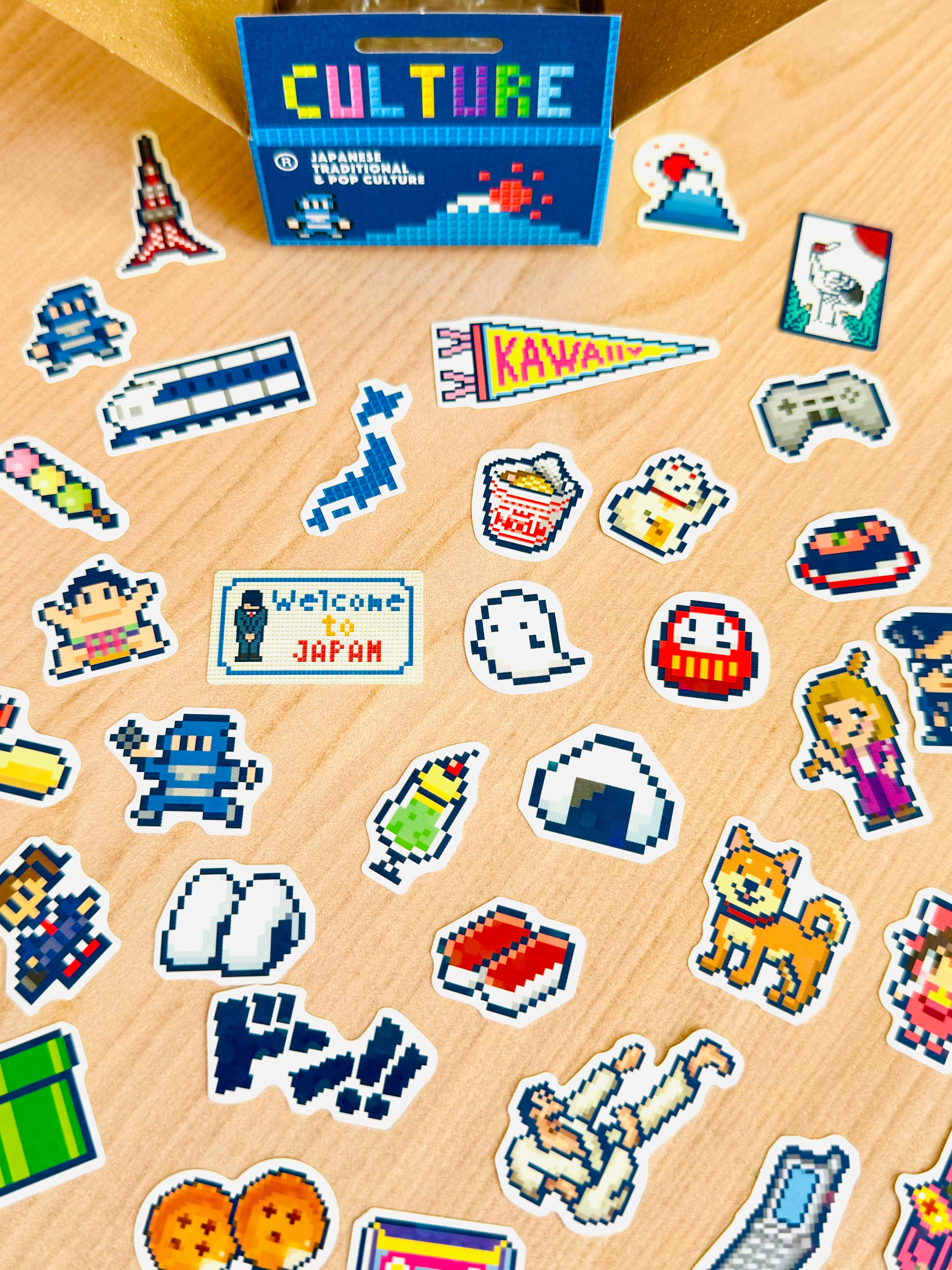 [Greeting Life] Japanese Pop Culture 🇯🇵 Delivery Box flake stickers