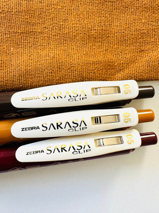 [Zebra] Vintage Sarasa x Coffee pen