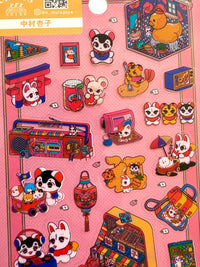 [Kyoko Nakamura] Creators Circus collab x Retro Pop sticker sheet