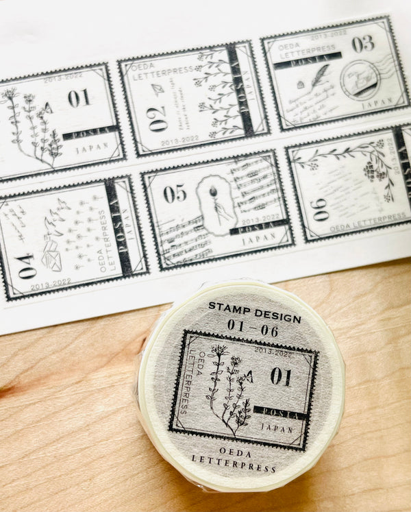 oeda letterpress: stamp roll (last stock)