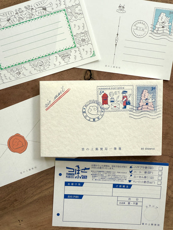 [Kyupodo] Kumonoue “Airmail Post Office” Memo pad