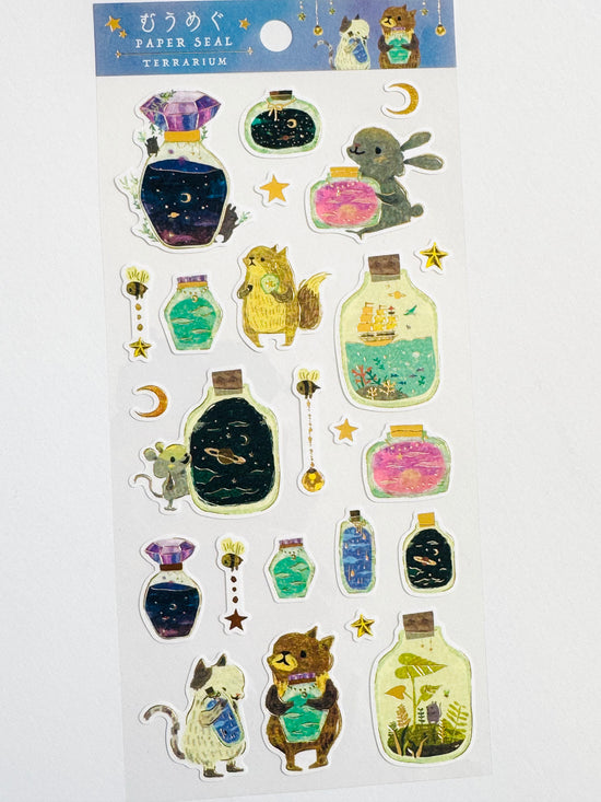 [Sorahana] Terrarium sticker sheet x Muumegu