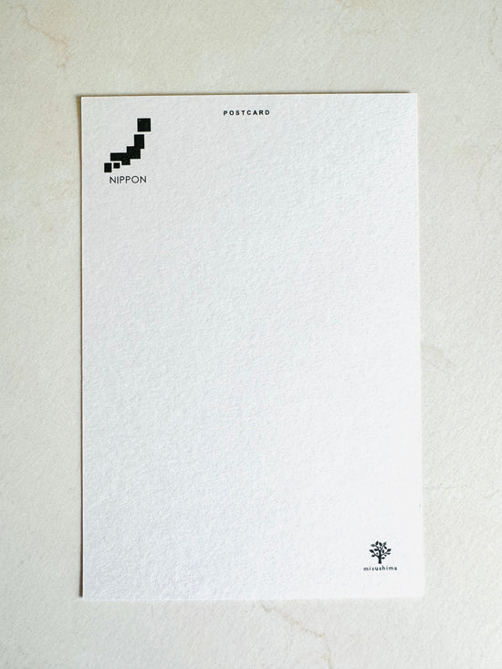 [Mizushima] Wood Carved Bear Folk Toy postcard