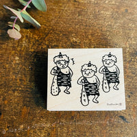 [RiraRira Hanko] Uncle Iwai Setsubun Oni rubber stamp