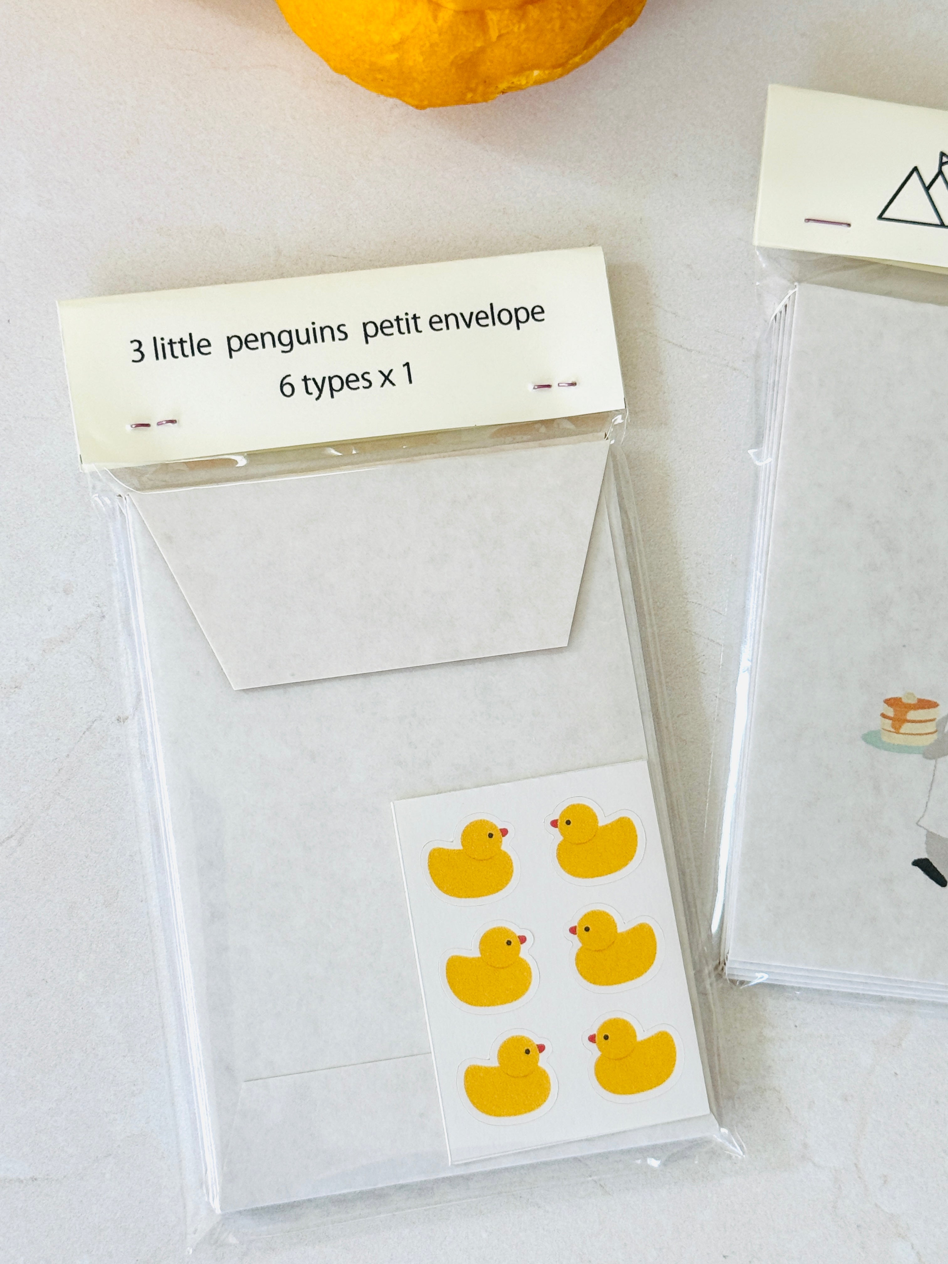 [trois M] 🐧 Penguin Pochi Mini Envelope (set of 6)