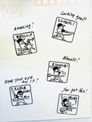 Baseball Prompts ⚾️ rubber stamp (Set of 5 with case)