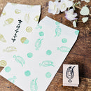 [RiraRira Hanko] Cream Soda rubber stamp