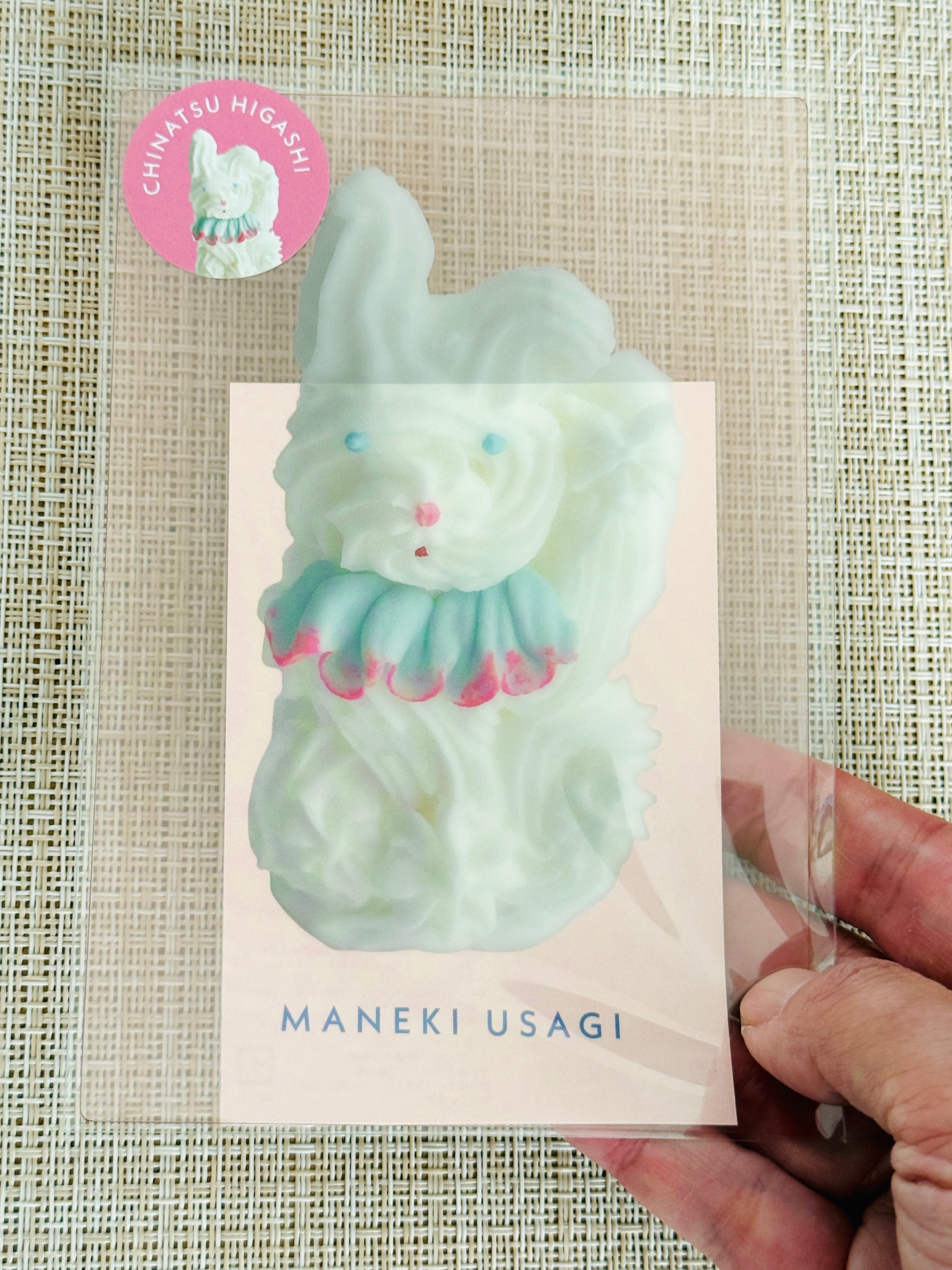 [Active Corporation] Chinatsu Higashi x Beckoning Rabbit clear postcard
