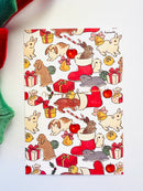 [Schinako Moriyama] Bunny Christmas Stockings You postcard