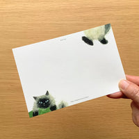 [4legs] Me and My Cat postcard