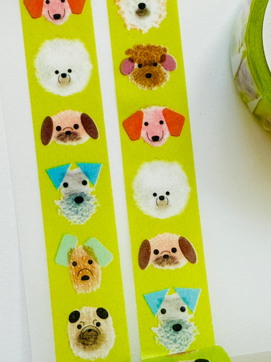 [mt] Puppy Faces washi tape