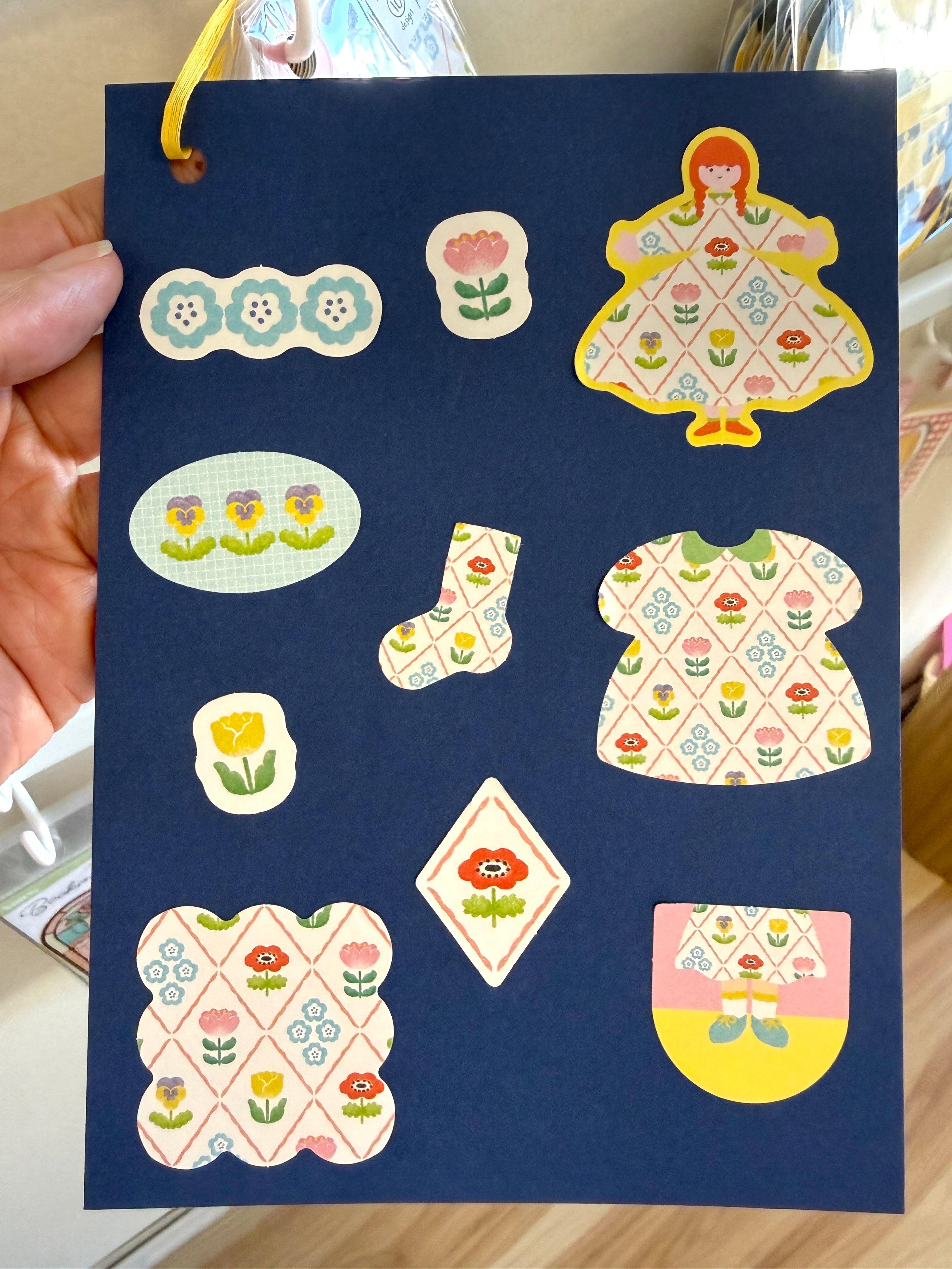 [World Craft] Flower Power Wardrobe flake sticker