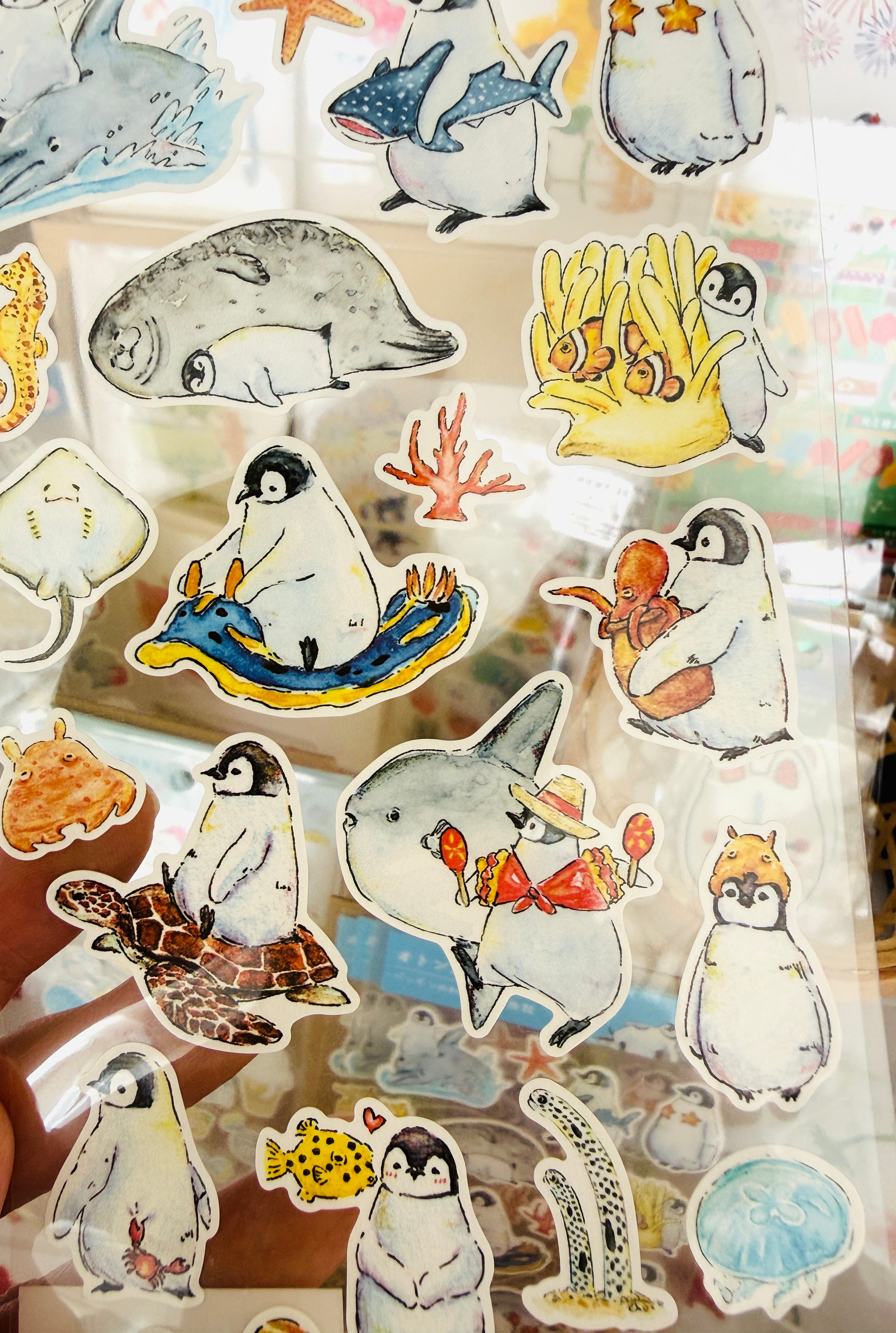 [Active] Oton x Penguin’s Ocean Adventure sticker sheet