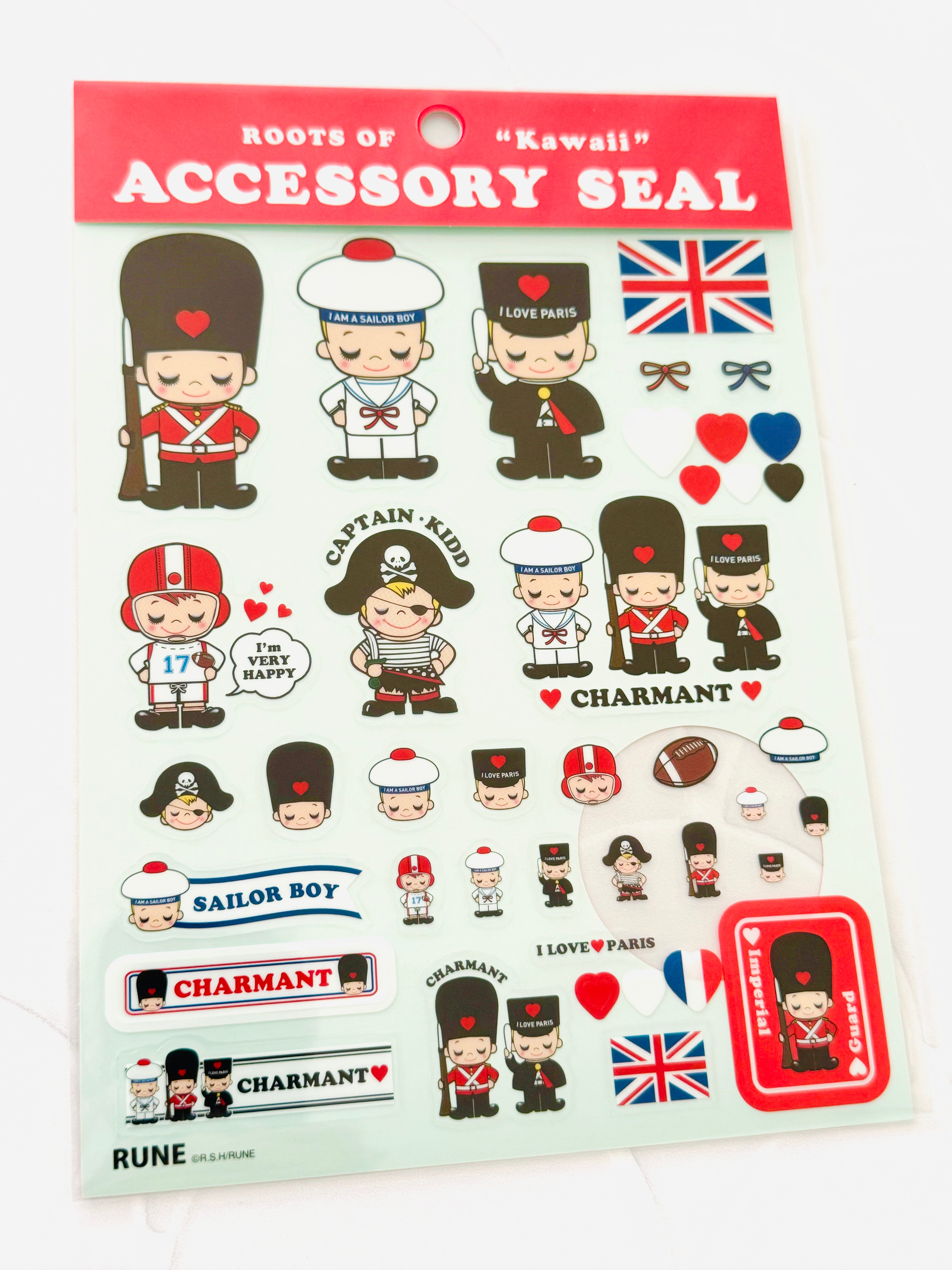 [Rune Naito] Roots of Kawaii Series 2 sticker sheet