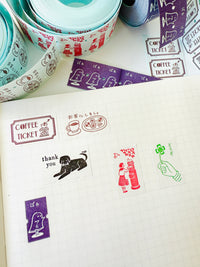 [36 Sablo] Original Label Roll sticker sheets (sample strip only)