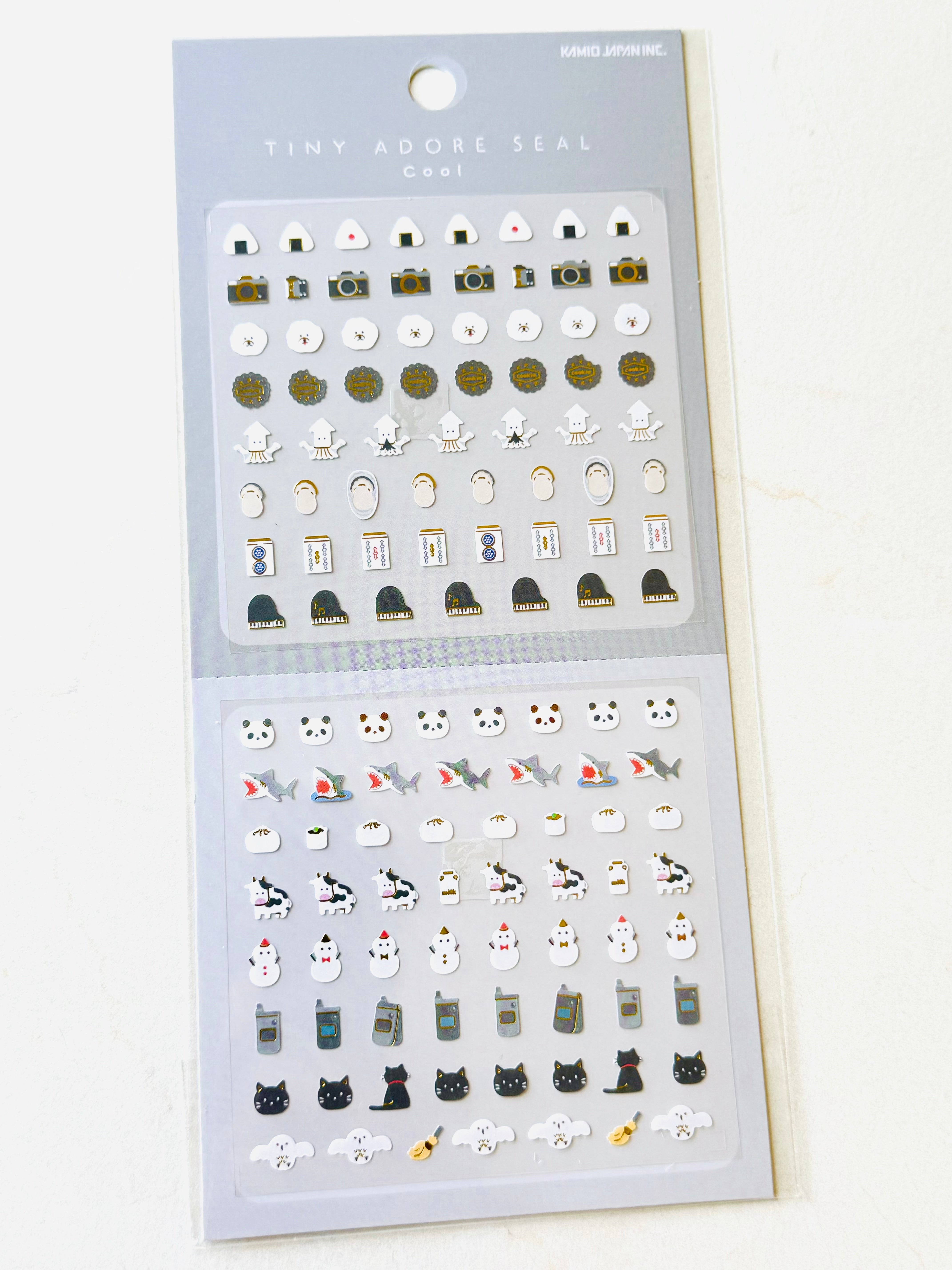 [Kamio] Tiny Adore Cool Tone sticker sheet