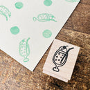 [RiraRira Hanko] Cream Soda rubber stamp
