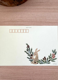 [4legs] Nature’s Wreath postcard