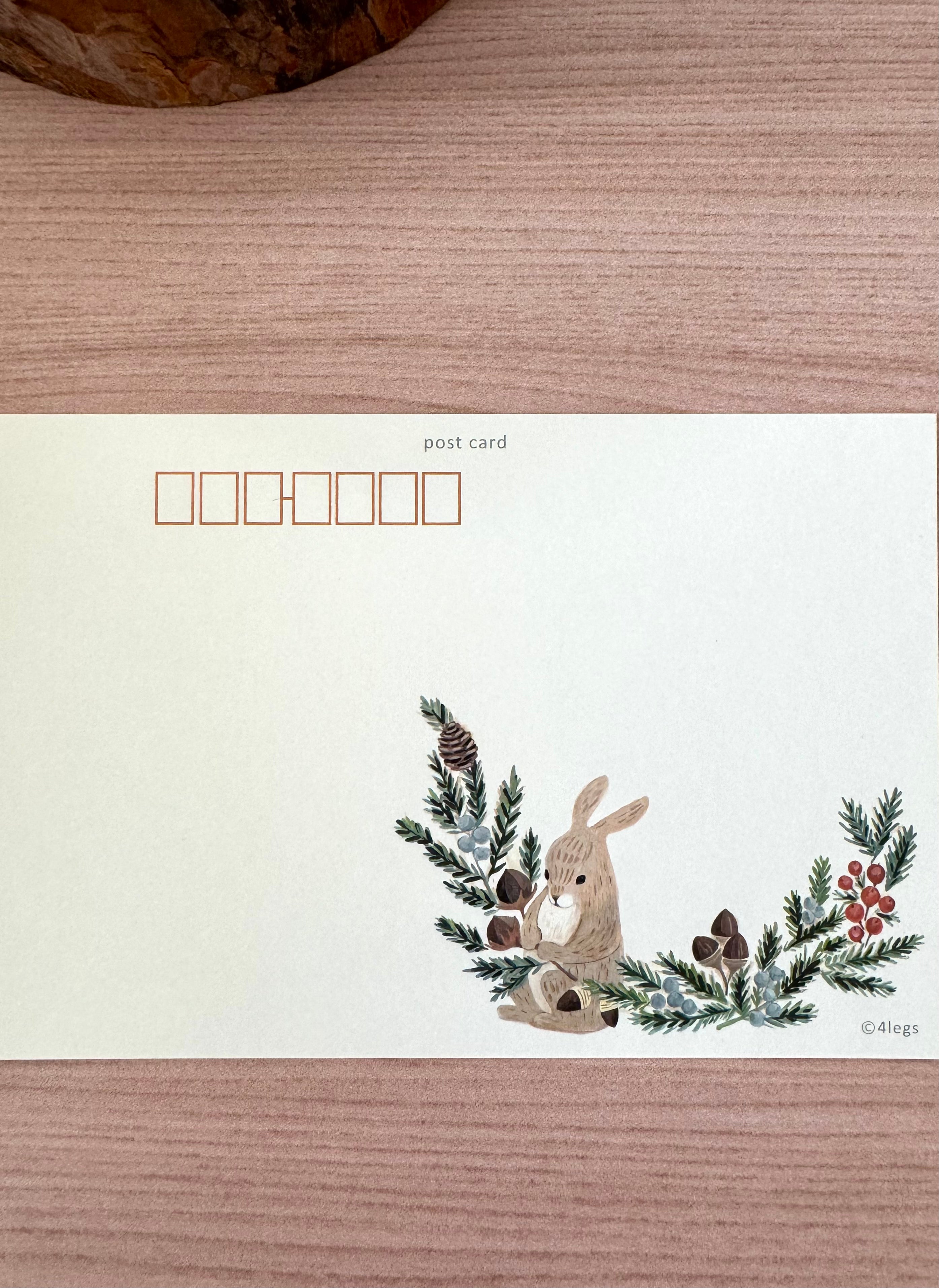 [4legs] Nature’s Wreath postcard