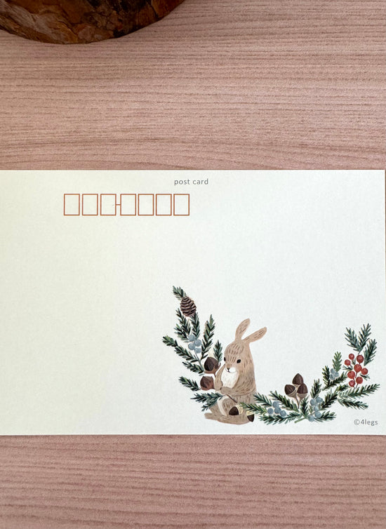 [4legs] Nature’s Wreath postcard