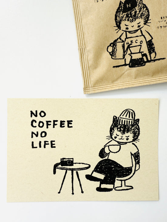 [Tsubame Books] No Coffee, No Life postcard