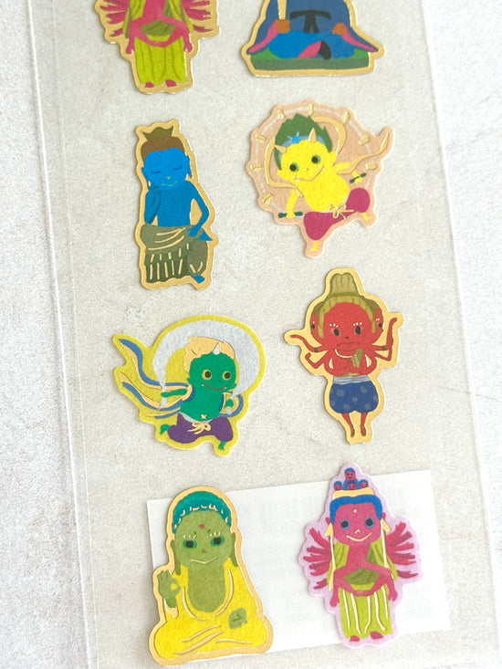 [Active] Buddha Statues sticker sheet