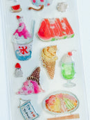 [tocorocomugi] Summer Omatsuri Drop Epoxy sticker sheet