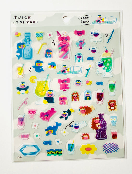[Itoi Yuki] Juice 🥤 sticker sheet