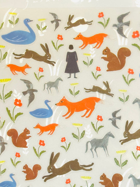 [cozyca] Garden sticker sheet x Nishi Shuku