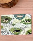 [4legs] Cow Grassland postcard