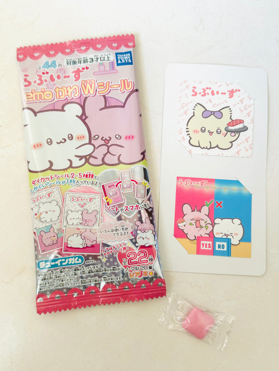 Loveez emo Kawa Collector sticker w/gum