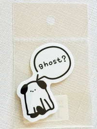[mintinn] Puppy Ghost vinyl sticker